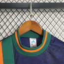 Camisa II Newcastle Retrô | 97/98 Adidas - Azul Verde e Amarela