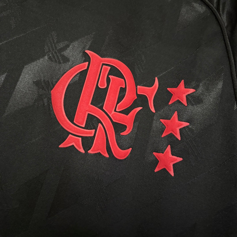 Camisa LFSTLR Flamengo | 25/26 Torcedor Adidas - Preta e Vermelha