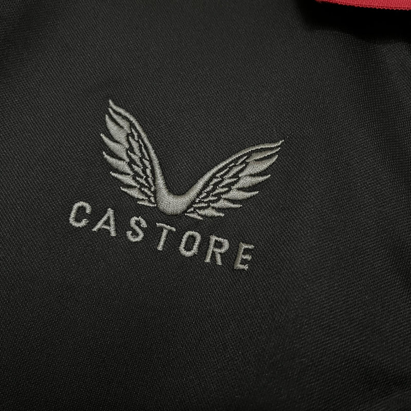 Camisa Edição 120 anos Bayer Leverkusen | 24/25 Torcedor Castore - Preta e Vermelha