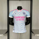 Camisa Arsenal x Stella McCartney | 23/24 Modelo Jogador Adidas - Azul e Rosa