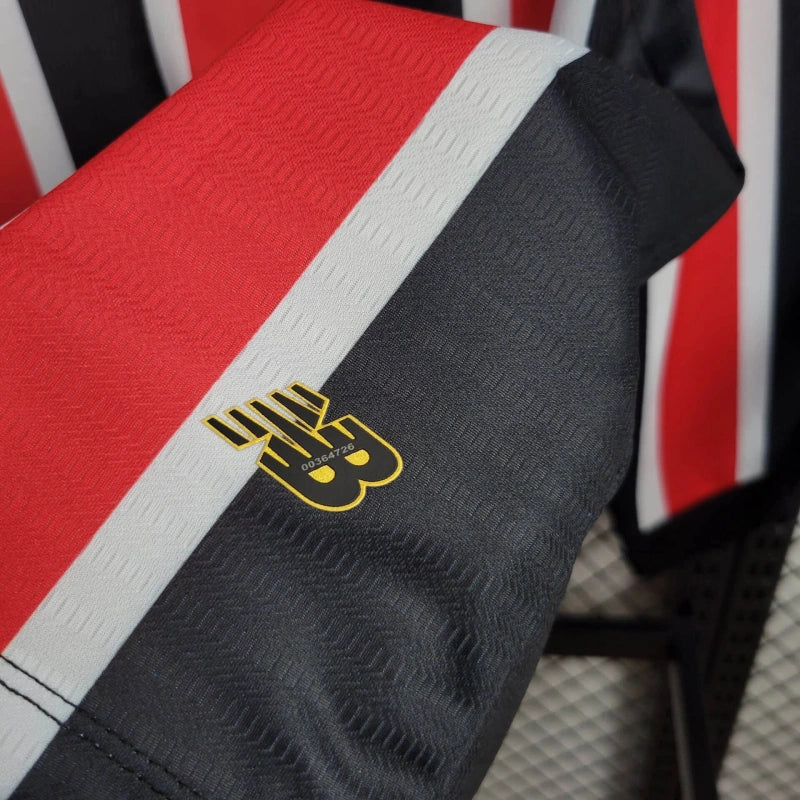 Camisa II São Paulo | 24/25 Torcedor New Balance - Tricolor (Manga longa)