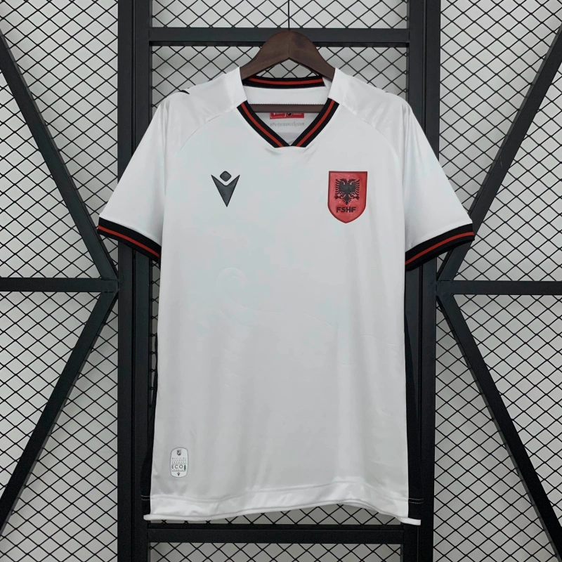 Camisa II Albânia | 25/26 Torcedor Macron - Branca
