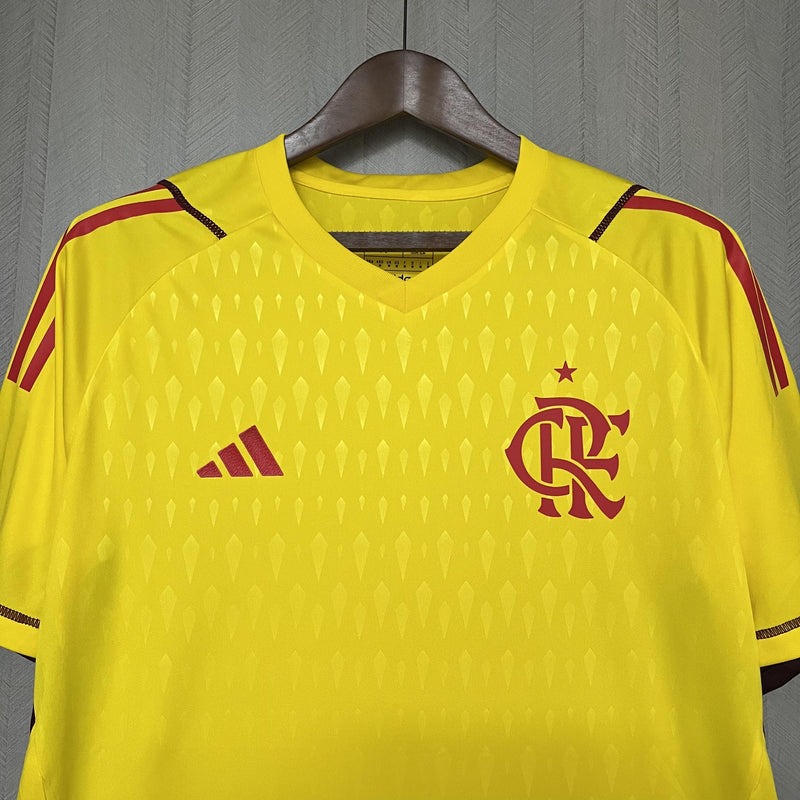 Camisa Goleiro Flamengo | 24/25 Torcedor Adidas - Amarela