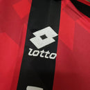 Camisa I Milan Retrô | 93/94 Lotto - Vermelha e Preta
