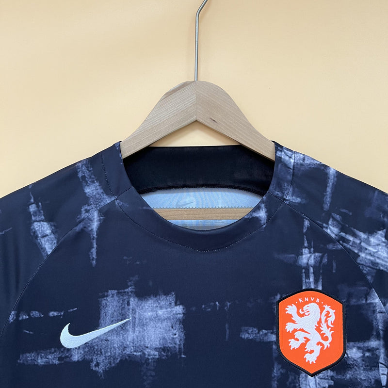 Camisa Edição Especial Holanda | 22/23 Torcedor Nike - Preta