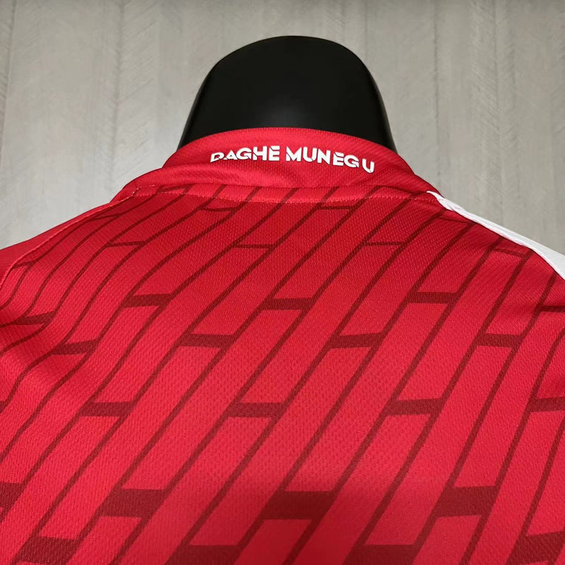 Camisa I Monaco | 23/24 Modelo Jogador Kappa - Vermelha e Branca