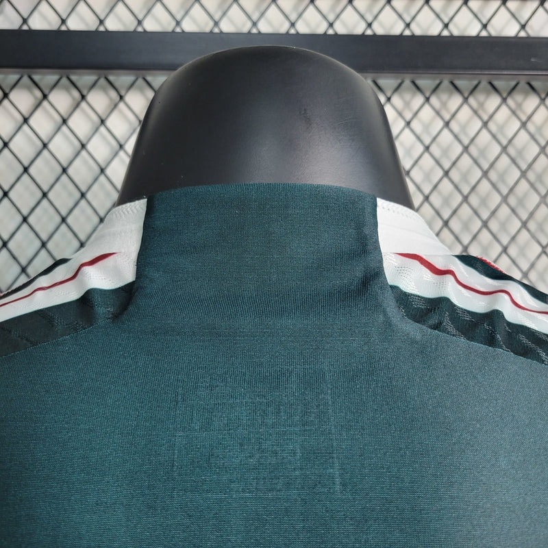 Camisa III Manchester United | 23/24 Modelo Jogador Adidas - Verde Branca e Vermelha