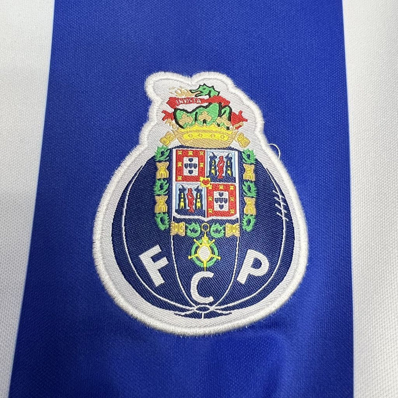 Camisa I Porto Retrô | 86/87 Adidas - Azul e Branca