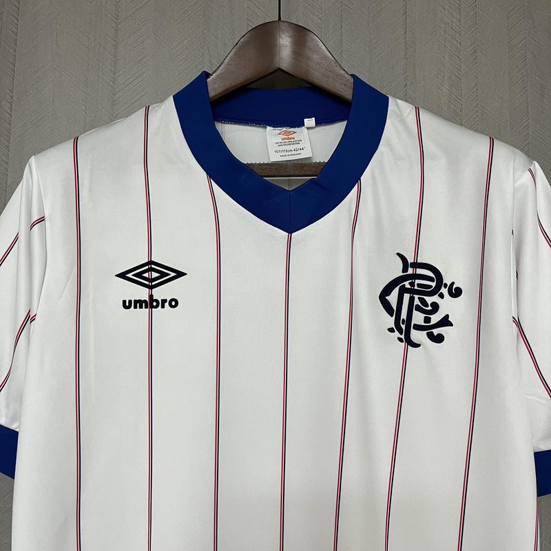 Camisa II Rangers Retrô | 82/83 Torcedor Umbro - Branca e Azul