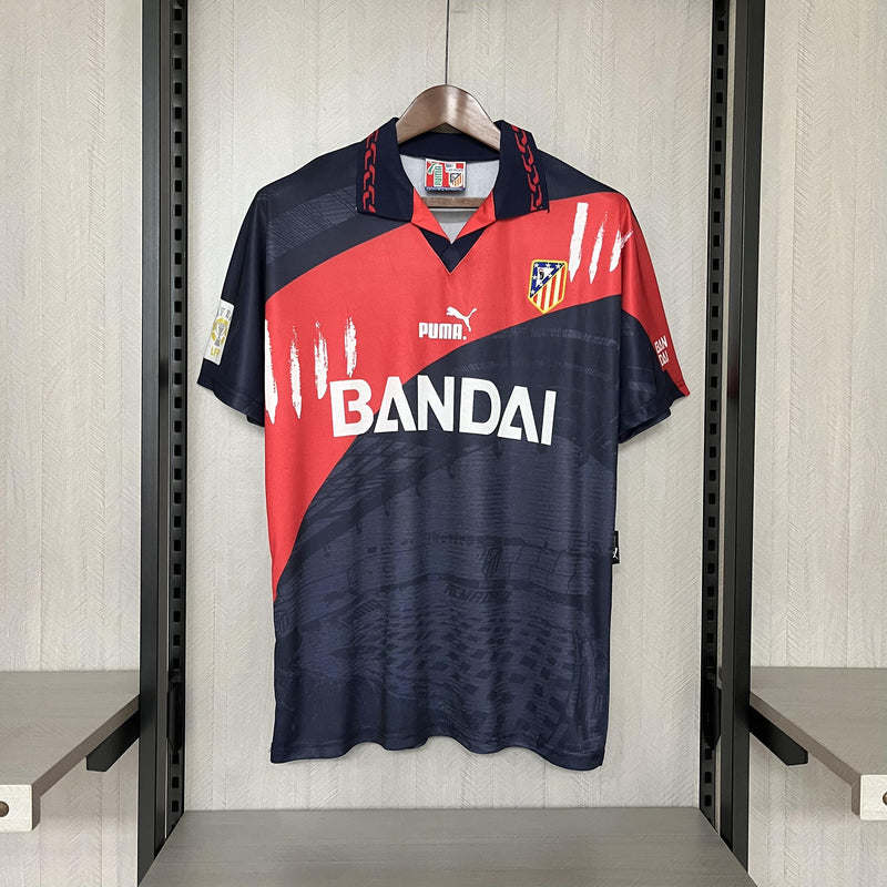 Camisa II Atlético de Madrid Retrô | 96/97 Torcedor Puma - Azul e Vermelha