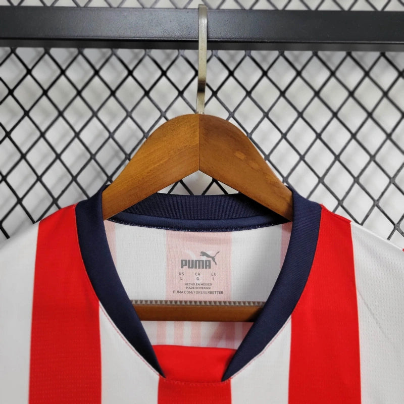 Camisa I Chivas Guadalajara | 24/25 Torcedor Puma - Vermelha e Branca