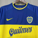 Camisa I Boca Juniors Retrô | 00/01 Nike - Azul e Amarela