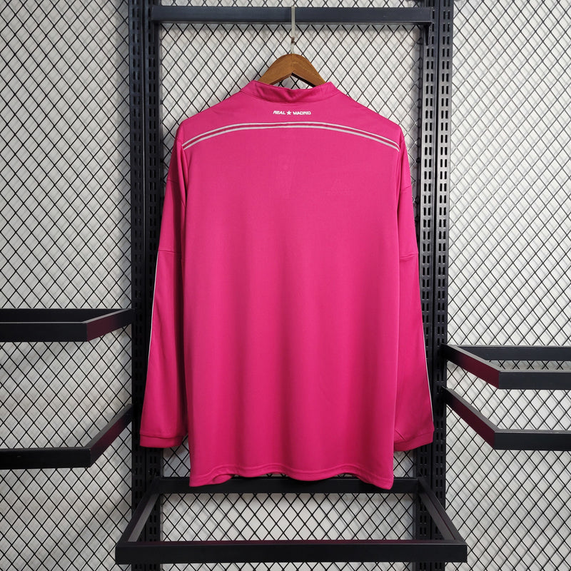 Camisa II Real Madrid Retrô | 14/15 Adidas - Rosa - Manga Longa