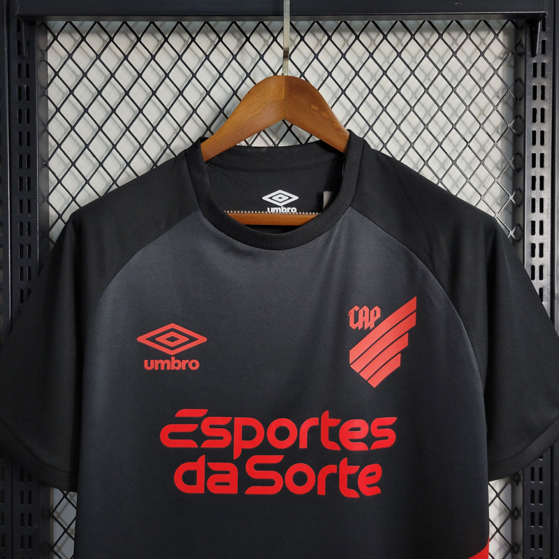 Camisa III Athletico Paranaense | 23/24 Torcedor Umbro - Preta e Vermelha