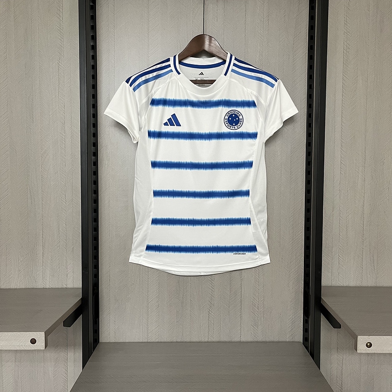 Camisa II Cruzeiro | 25/26 Torcedor Adidas - Branca e Azul - Feminina