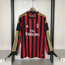 Camisa I Milan Retrô | 13/14 Adidas - Vermelha e Preta - Manga Longa