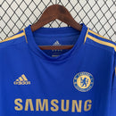 Camisa I Chelsea Retrô | 12/13 Adidas - Azul e Dourada - Manga Longa