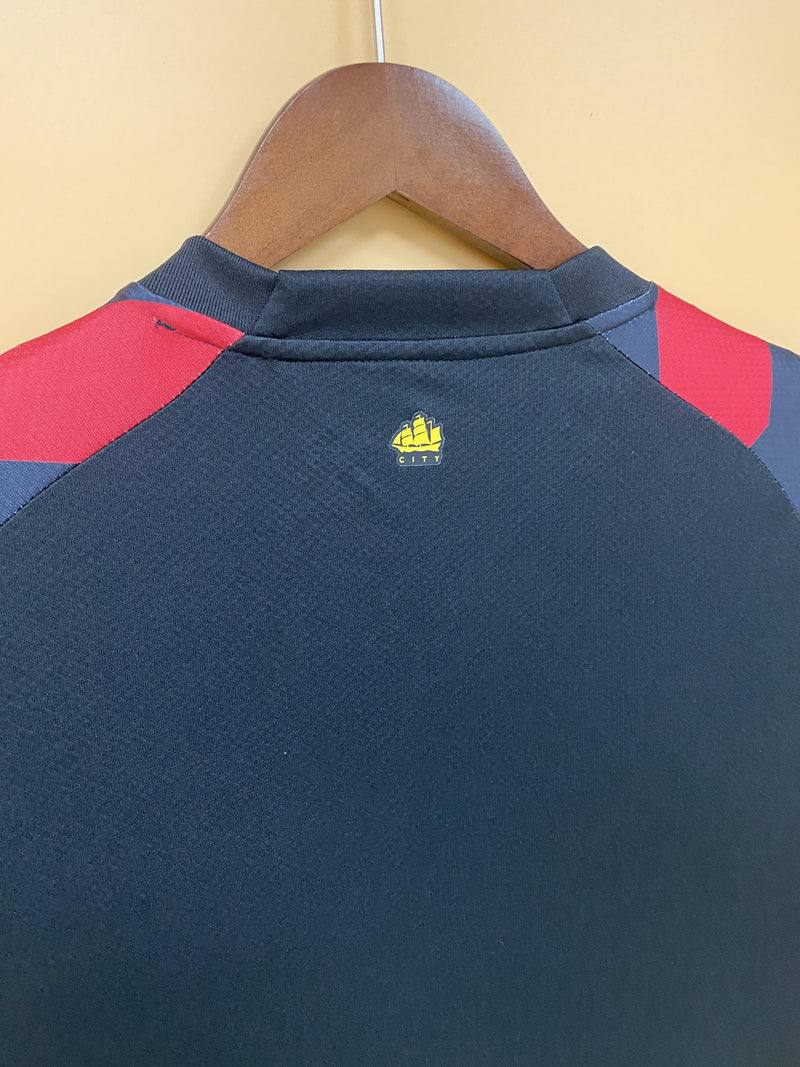 Camisa II Manchester City | 22/23 Torcedor Puma - Preta e Vermelha