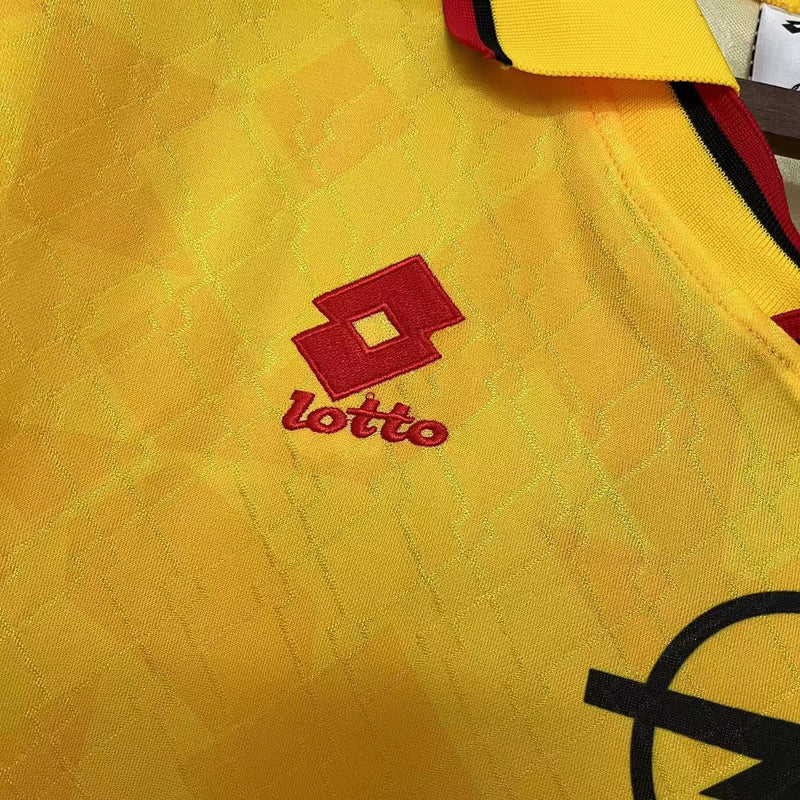 Camisa III Milan Retrô | 95/96 Torcedor Lotto - Amarela