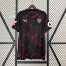 Camisa III Sevilla | 24/25 Torcedor Castore - Preta e Vermelha