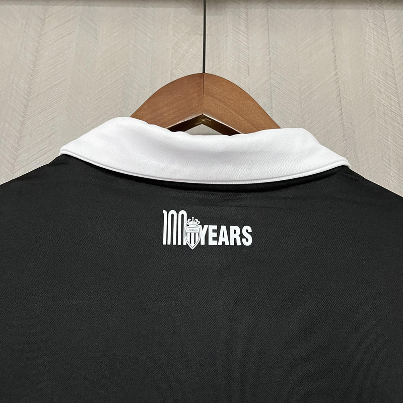 Camisa Edição Especial 100 anos Monaco | 25/26 Torcedor Kappa - Preta