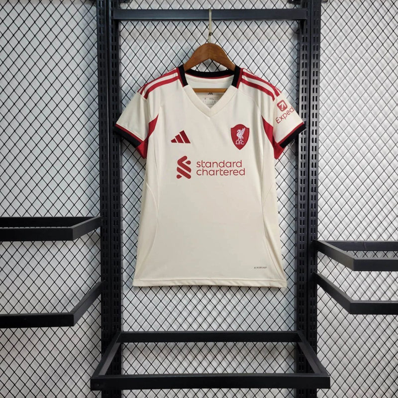 Camisa II Liverpool | 25/26 Torcedor Adidas - Branca - Feminina