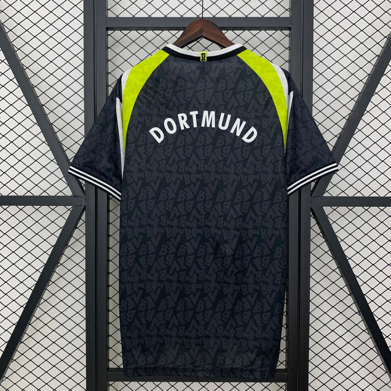 Camisa II Borussia Dortmund Retrô | 95/96 Nike - Preta e Amarela