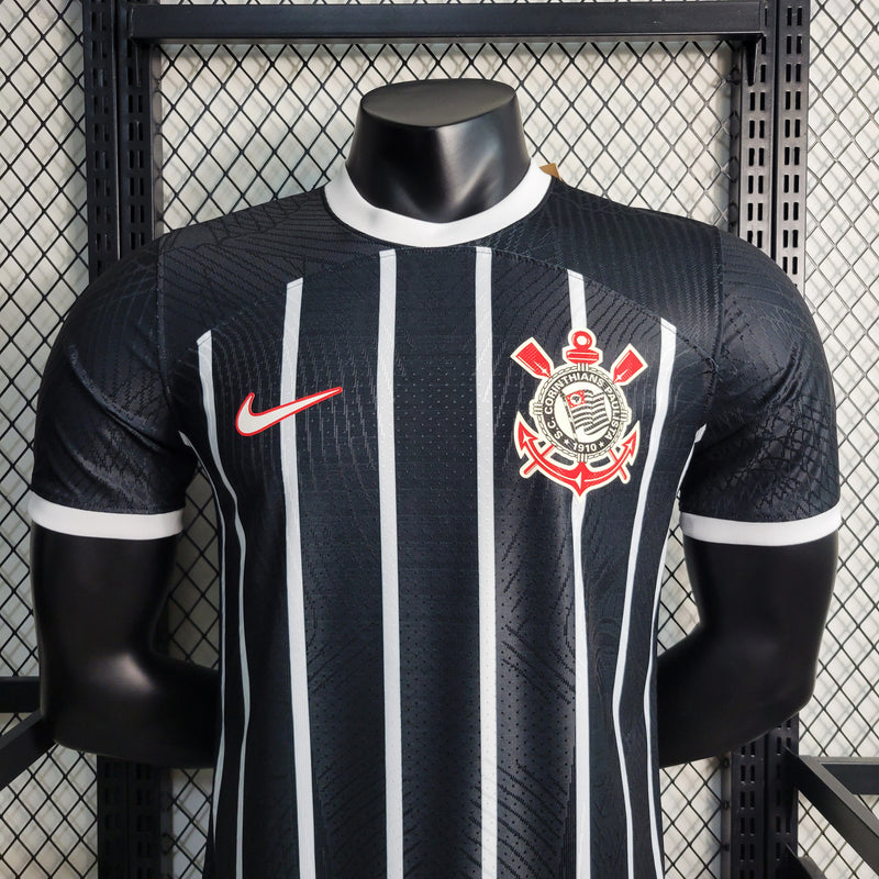 Camisa II Corinthians | 23/24 Modelo Jogador Nike - Preta e Branca