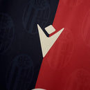 Camisa I Bologna | 23/24 Torcedor Macron - Vermelha e Azul