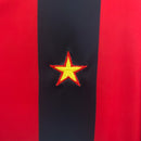 Camisa I Milan Retrô | 91/92 Adidas - Vermelha e Preta