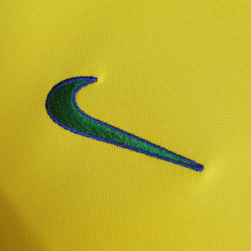 Camisa I Brasil Retrô | 1997 Nike - Amarela