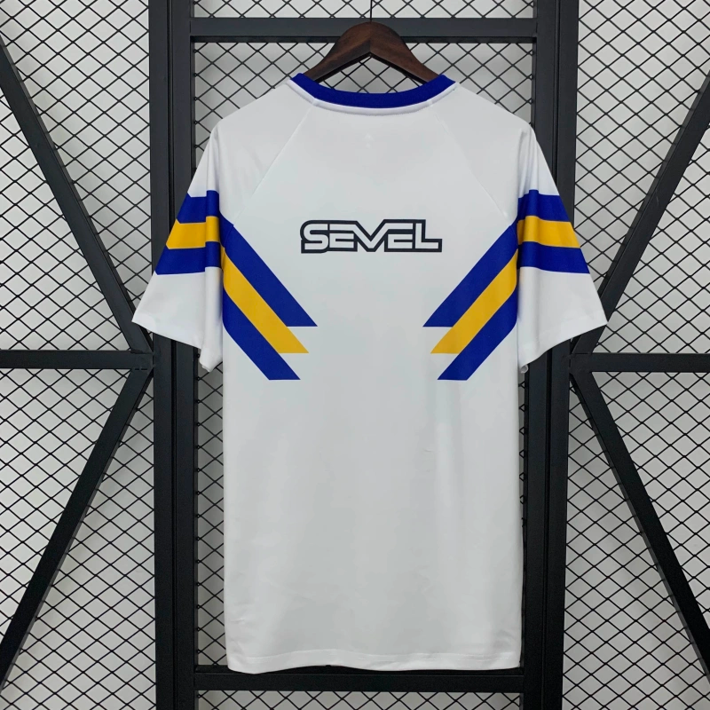 Camisa II Boca Juniors Retrô | 90/91 Adidas - Branca Azul e Amarela