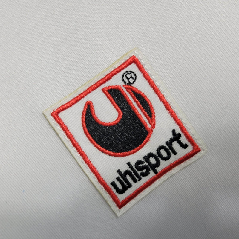 Camisa II Inter de Milão Retrô | 90/91 Uhlsport - Branca Azul e Preta