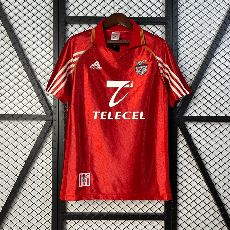 Camisa I Benfica Retrô | 98/99 Adidas - Vermelha