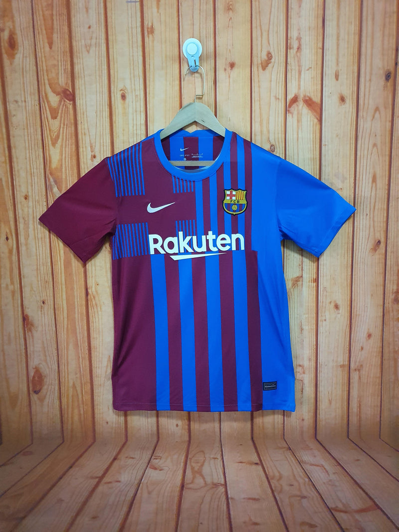 Camisa I Barcelona | 21/22 Torcedor Nike - Azul e Vermelha