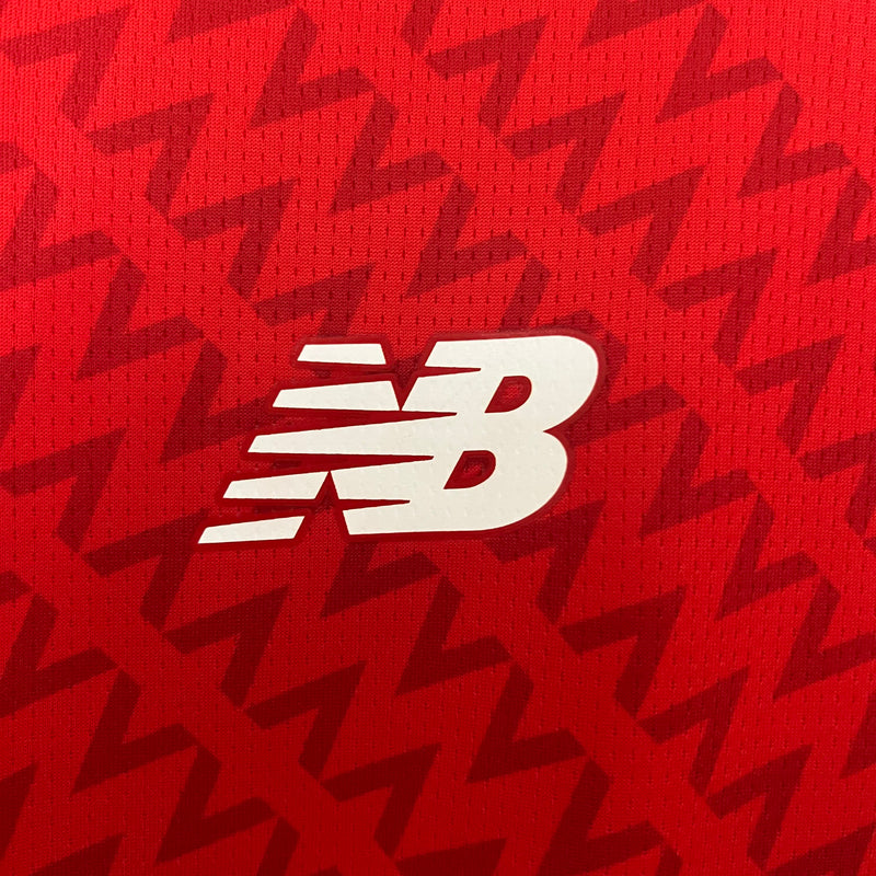 Camisa I Lille | 24/25 Torcedor New Balance - Vermelha