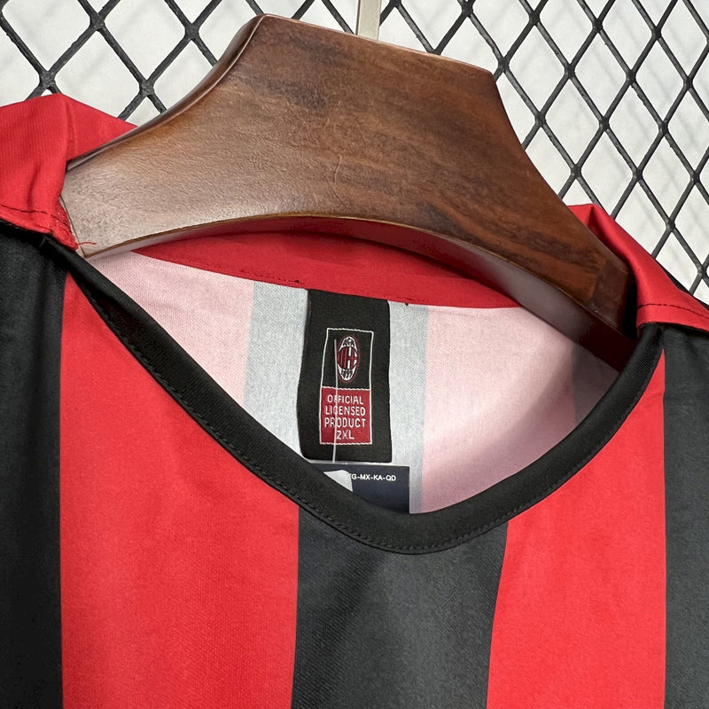 Camisa I Milan Retrô | 88/89 Kappa - Vermelha e Preta