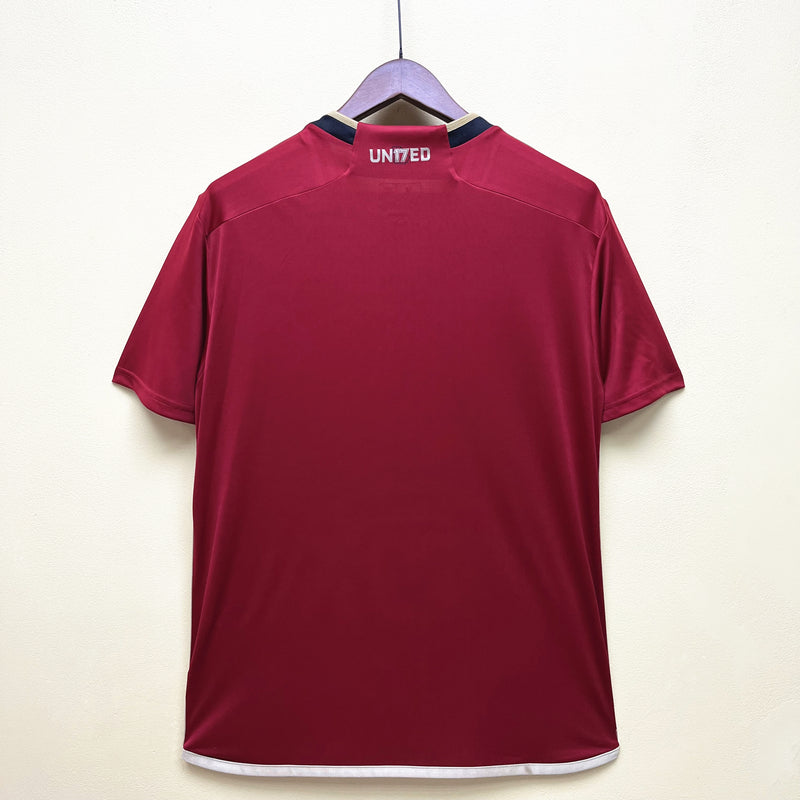 Camisa I Atlanta United | 23/24 Torcedor Adidas - Vermelha e Preta