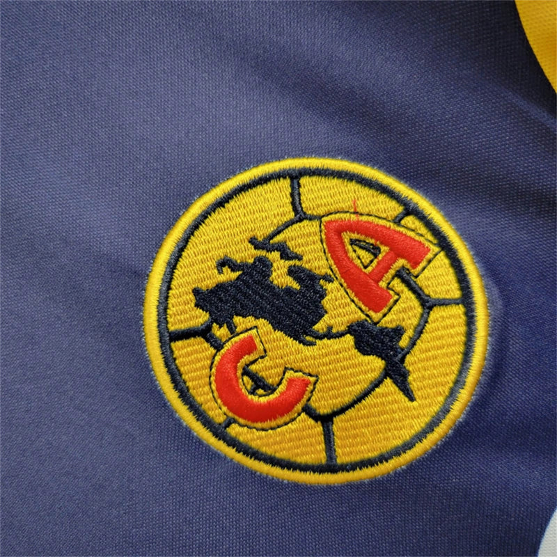Camisa II América do México | 00/01 Torcedor Nike - Azul e Amarela