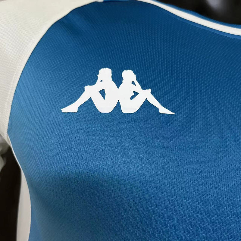 Camisa III Monaco | 23/24 Modelo Jogador Kappa - Azul e Branca