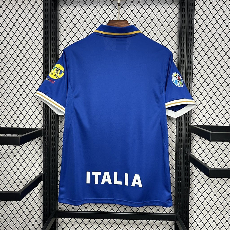 Camisa I Itália Retrô | 1996 Nike - Azul