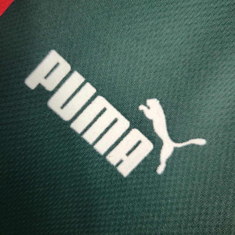 Camisa I Marrocos Retrô | 1998 Puma - Verde e Vermelha
