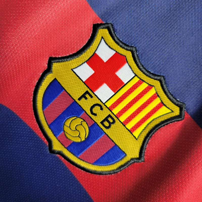 Camisa I Barcelona Retrô | 15/16 Nike - Vermelha e Azul