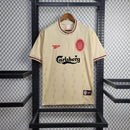 Camisa II Liverpool Retrô | 1996 Reebok - Bege