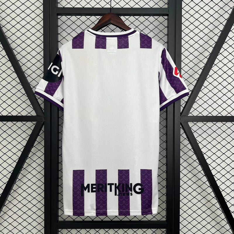 Camisa I Real Valladolid | 25/26 Torcedor Kappa - Roxa e Branca