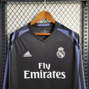 Camisa II Real Madrid Retrô | 16/17 Adidas - Preta - Manga Longa