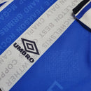 Camisa III Manchester United Retrô | 94/96 Umbro - Azul e Branca
