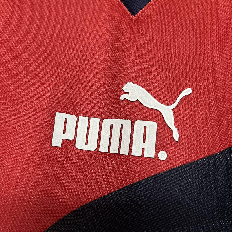 Camisa II Atlético de Madrid Retrô | 96/97 Torcedor Puma - Azul e Vermelha