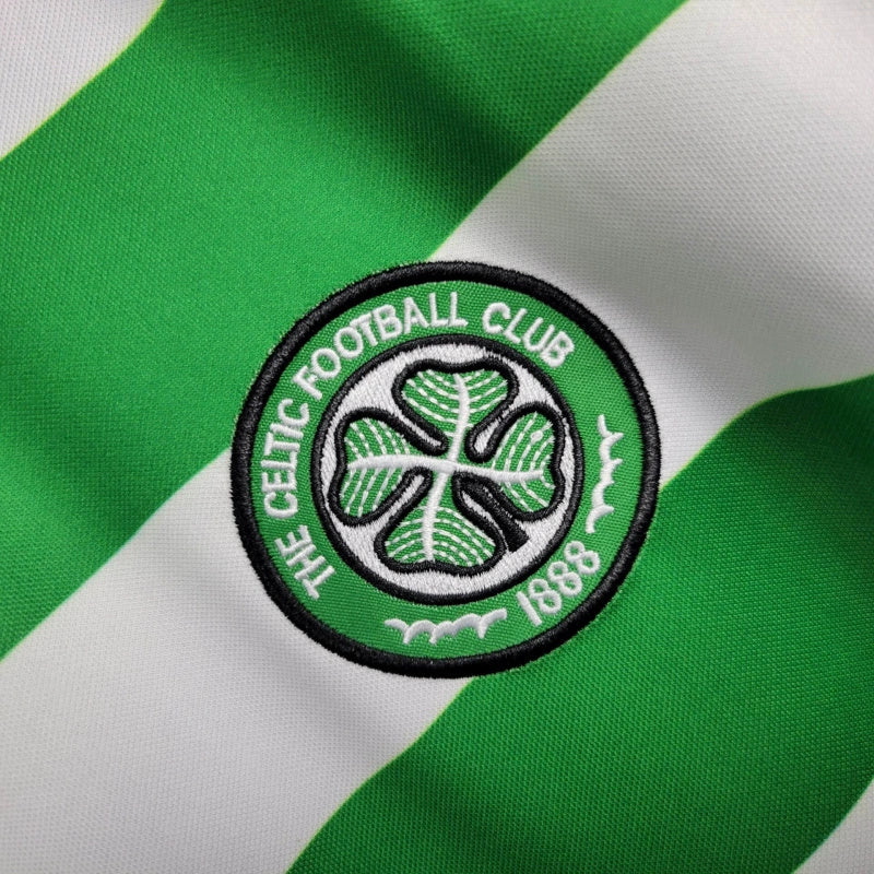 Camisa I Celtic Retrô | 99/00 Umbro - Branca e Verde