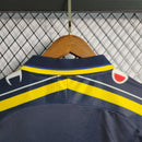 Camisa III Parma Retrô | 99/00 Champion - Azul e Amarela